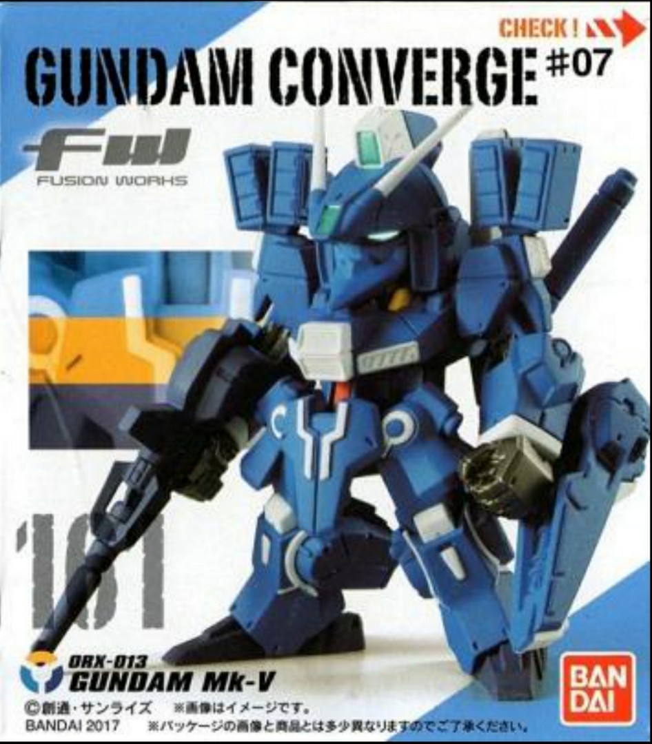 Fw Gundam Converge Vol 07 7 7 No 161 Gundam Mk V Orx 013 全新現貨新淨盒靚 玩具 遊戲類 玩具 Carousell