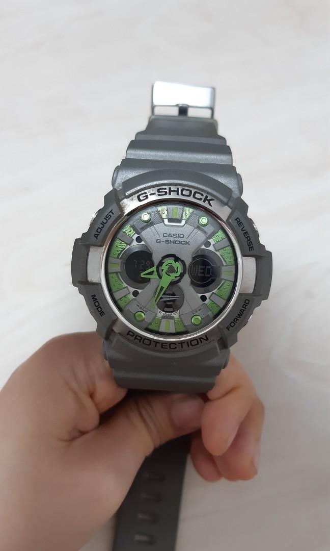 G Shock Watch GA 200SH Gray Mobile Phones Gadgets Wearables