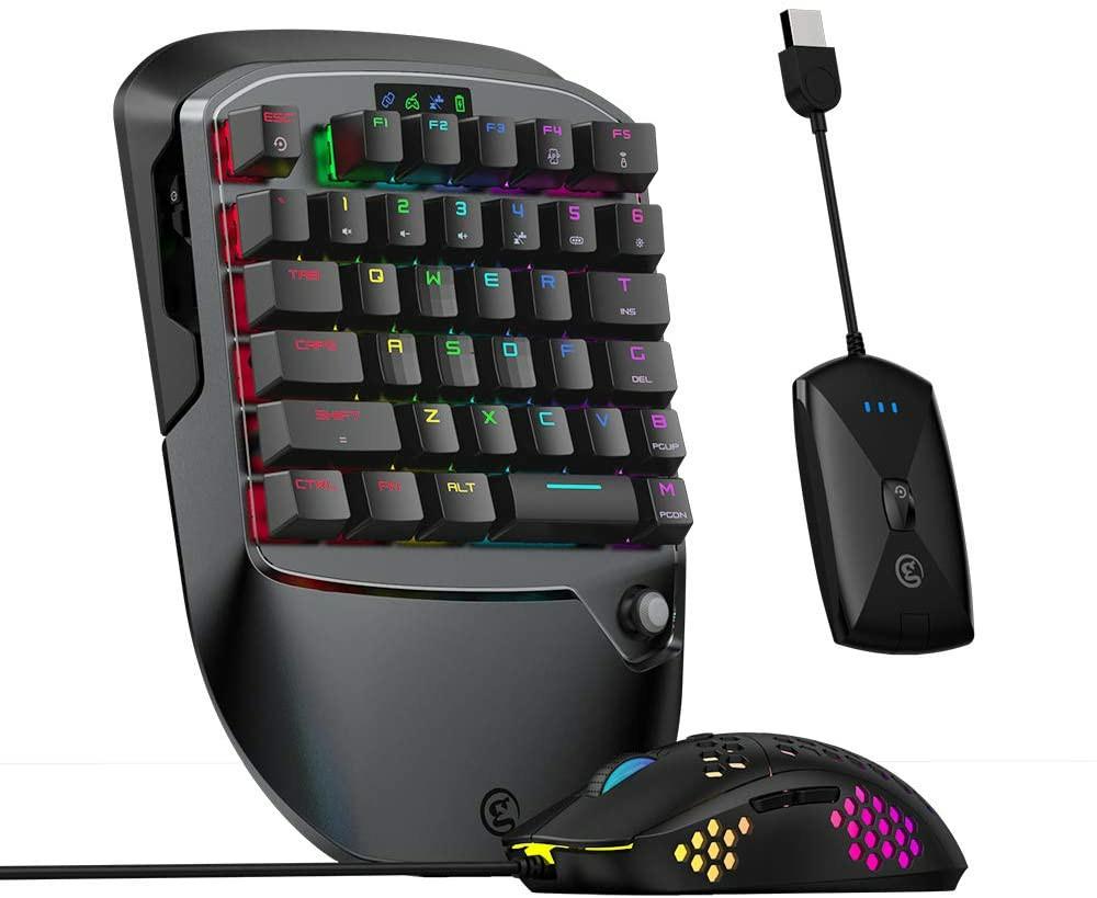 Gamesir Vx2 Aimswitch Gaming Keypad And Mouse Combo For Ps4 Xbox One Nintendo Switch Windows Pc Game Console Wireless Controller Adapter With Ttc Red Switch Keyboard For Pubg Fortnite Cod Video Gaming Gaming Accessories