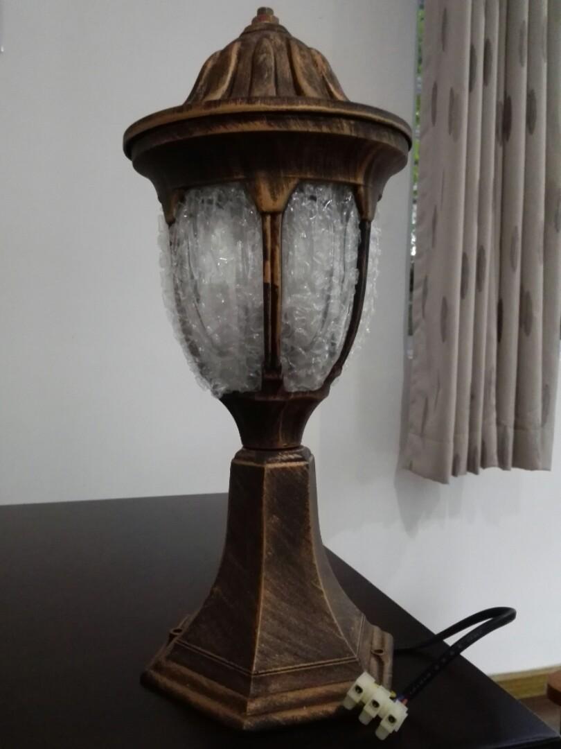 Gate Lamp Lampu Pagar Home Furniture Home Decor On Carousell