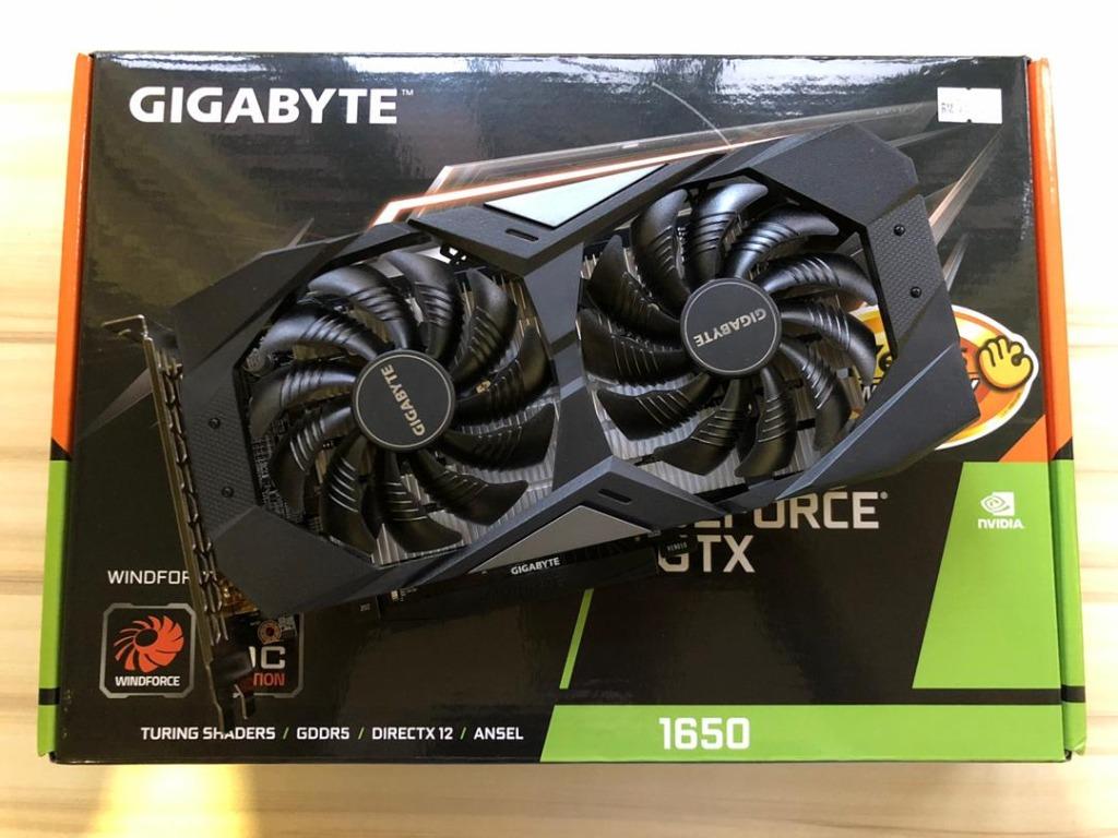 Gigabyte GTX 1650 Windforce OC 4GB GTX1650