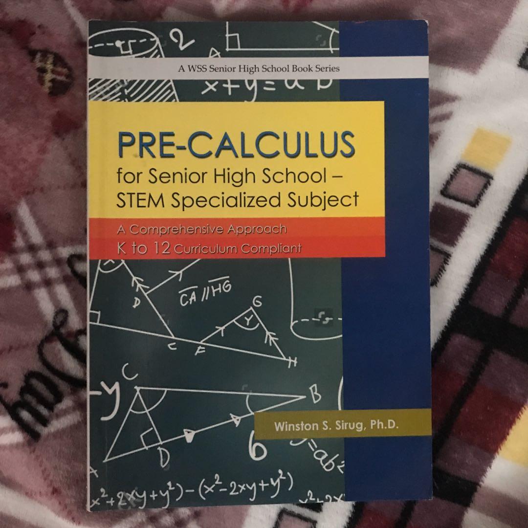 GRADE 11 STEM Pre Calculus (Category: Textbooks) located in Taytay. Submitted by ilyjian (Listing ID 1024486329, Image 1). Description: GRADE 11 BOOKS ‼️ • ALL BOOKS are in good condition 10/10 • Walang sulat na pangalan or anything sa libro !!! Never been used !! (except 21st Century, may name siya) • Meet up: taytay/cainta area only !! message me for more details 😊 - MINDSHAPERS Pre-Calculus ₱350 ✅ - SIBS Math Connection in the Digital Age (Ba