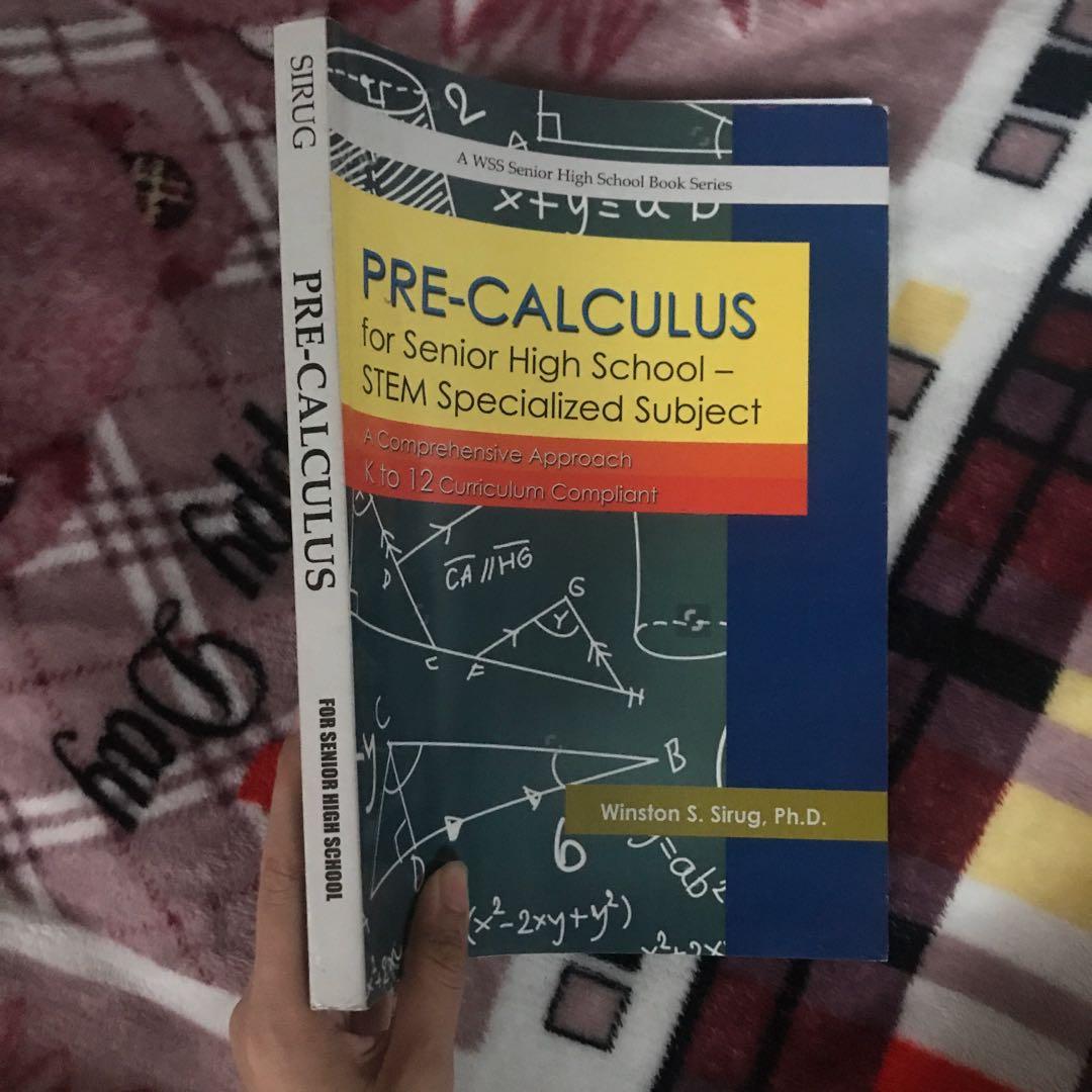 GRADE 11 STEM Pre Calculus (Category: Textbooks) located in Taytay. Submitted by ilyjian (Listing ID 1024486329, Image 2). Description: GRADE 11 BOOKS ‼️ • ALL BOOKS are in good condition 10/10 • Walang sulat na pangalan or anything sa libro !!! Never been used !! (except 21st Century, may name siya) • Meet up: taytay/cainta area only !! message me for more details 😊 - MINDSHAPERS Pre-Calculus ₱350 ✅ - SIBS Math Connection in the Digital Age (Ba