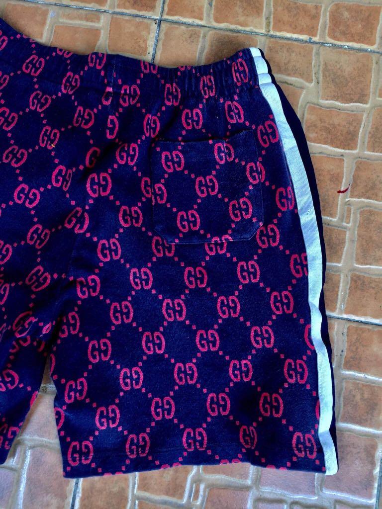 purple gucci shorts