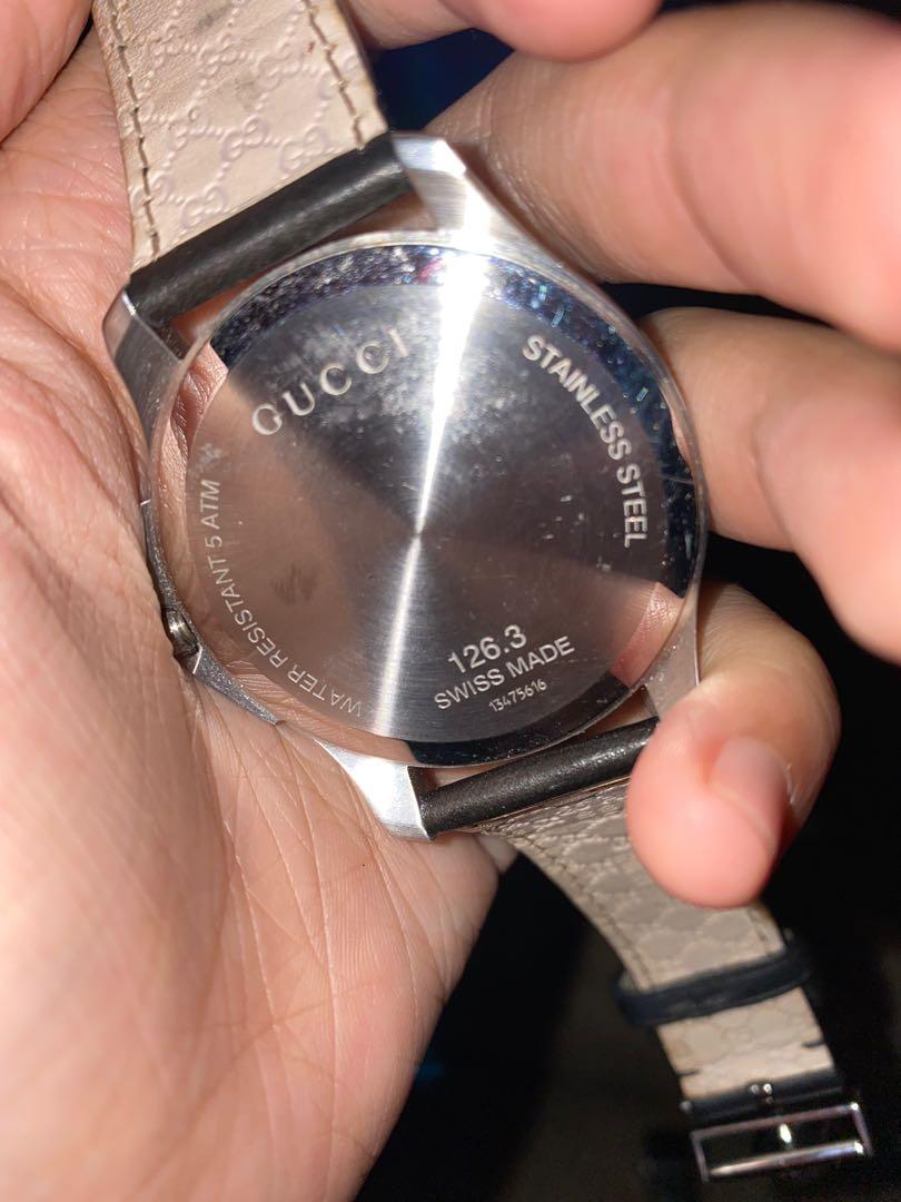 Gucci 126.3 swiss made sales