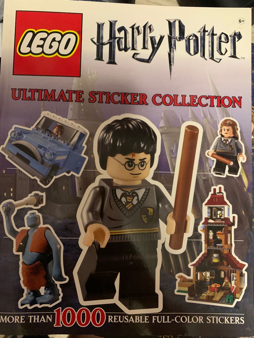 Harry potter lego sticker book, 書本& 文具, 小說& Carousell