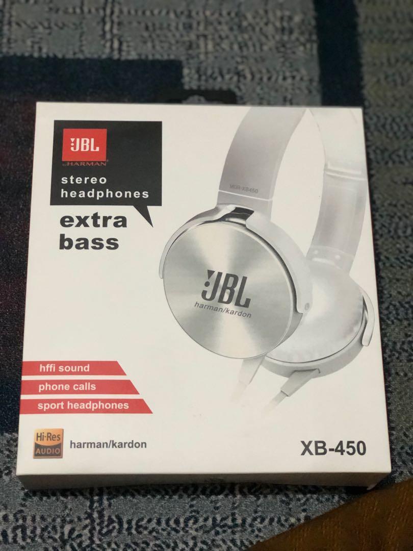 Headset xb450 extrabass jbl Audio Headphones Headsets on Carousell