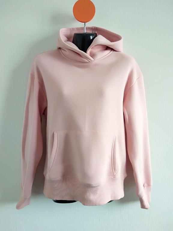 H M Pastel Pink Hoodie Women S Fashion Clothes Tops On Carousell