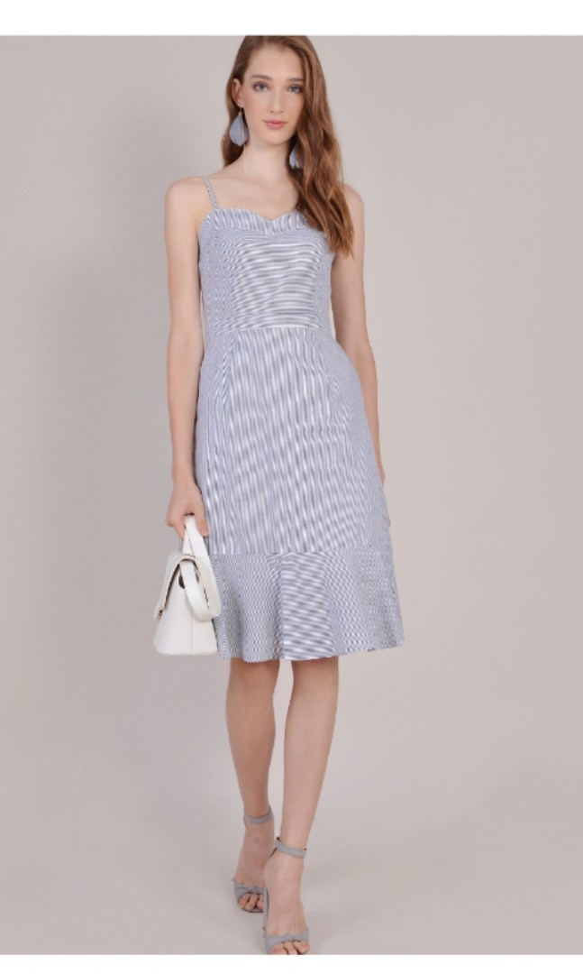 HVV Avon Striped Dress, Women's Fashion