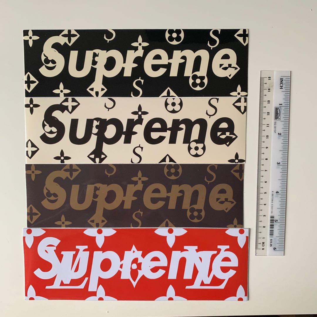 LV Supreme High Quality Sticker