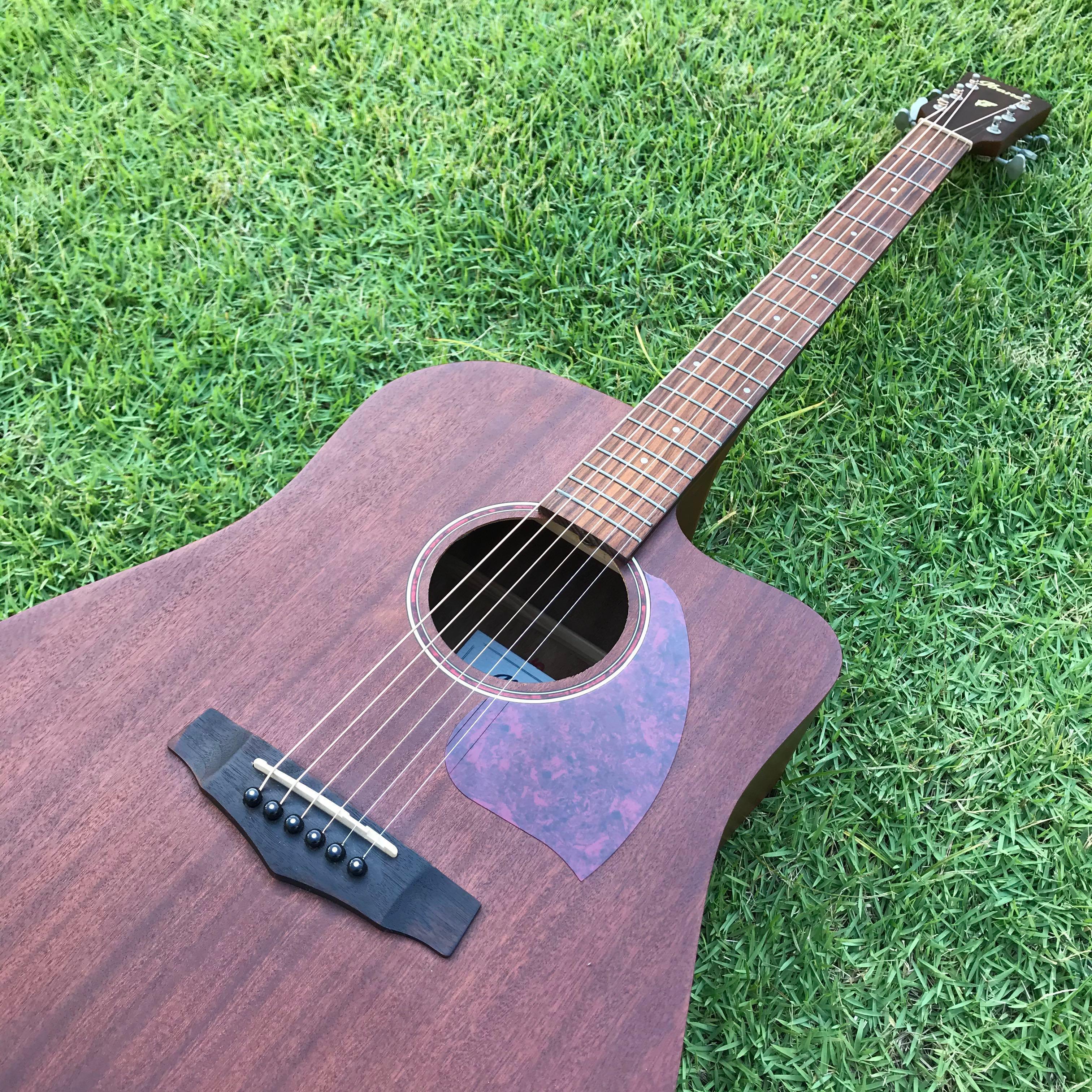 ibanez mahogany acoustic guitar