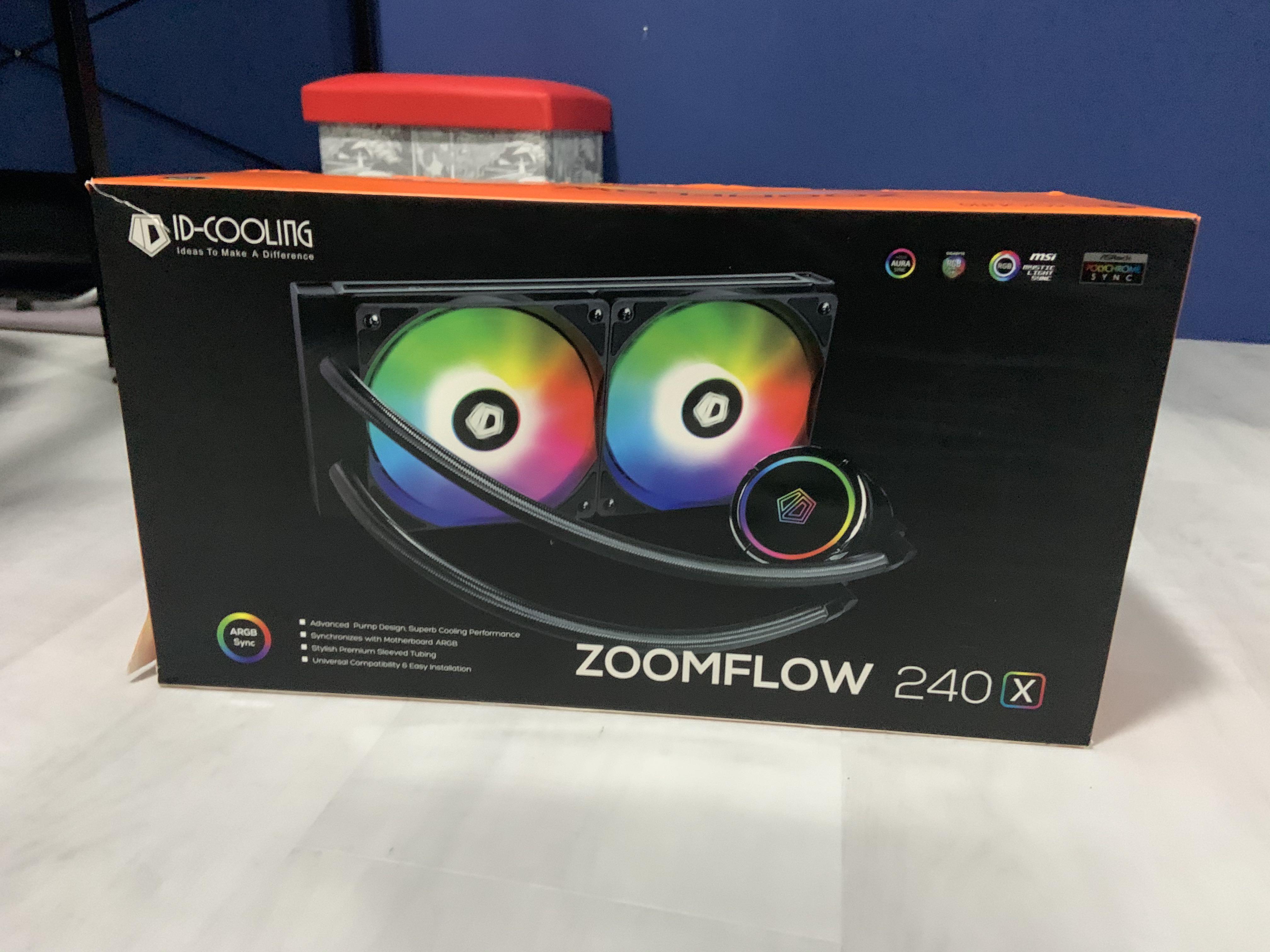 ID-Cooling Zoomflow 240X ARGB, Computers & Tech, Parts & Accessories ...