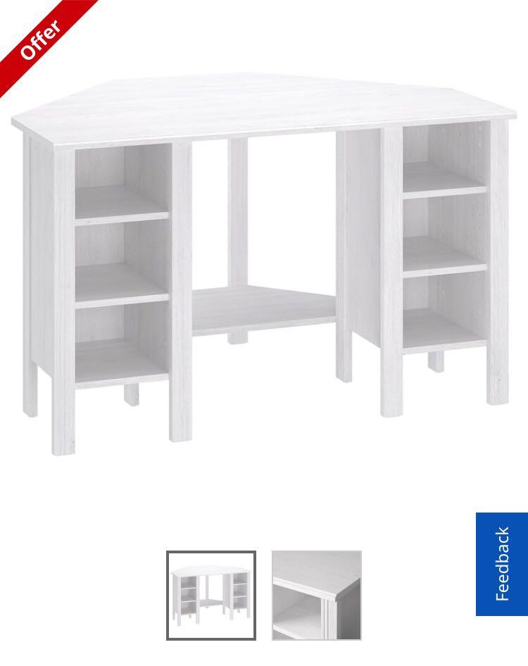 Ikea Corner Desk Table Free Delivery Furniture Tables Chairs On Carousell