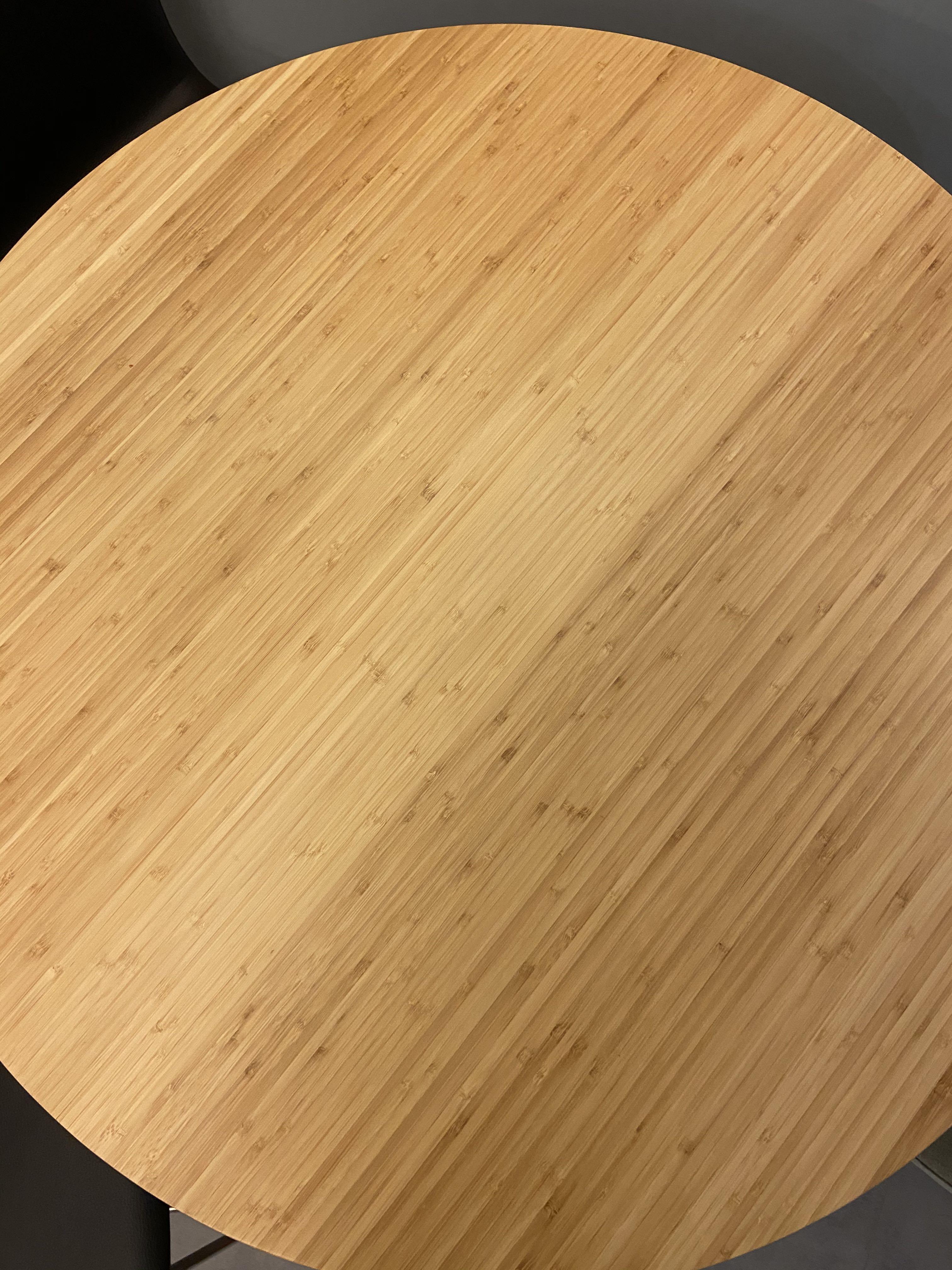 Round Bamboo Table IKEA OPPLI, 傢俬＆家居, 傢俬, 桌子 Carousell