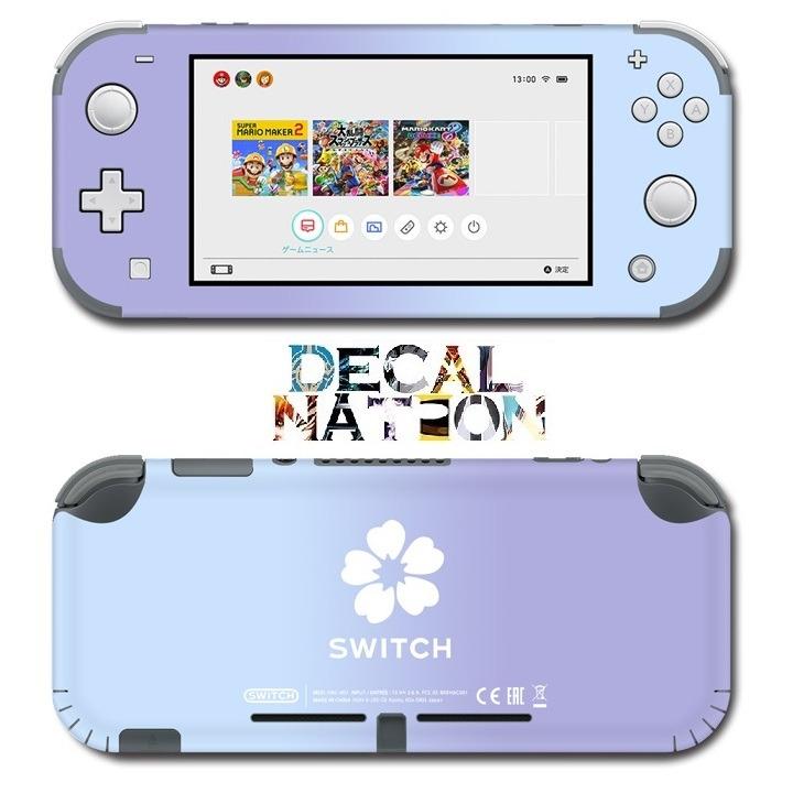 In Stock Nintendo Switch Lite Decal Pastel Blue Purple With Flower Toys Games Video Gaming Gaming Accessories On Carousell Or go to our nintendo switch skins page if you have the original switch. nintendo switch lite decal pastel blue