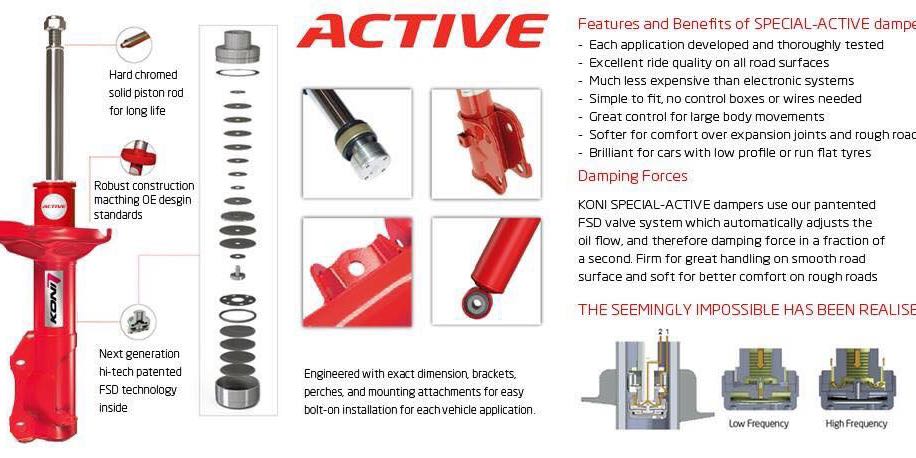 Koni Asialink Koni Bmw Bmw F46 Gt Upgraded Koni Special Active Absorber With Self Adjustable Damping Feature For Optimise Street Driving Ride With Handling Improvement And Maintaining The Stock Suspension Setup Comfort Level Car
