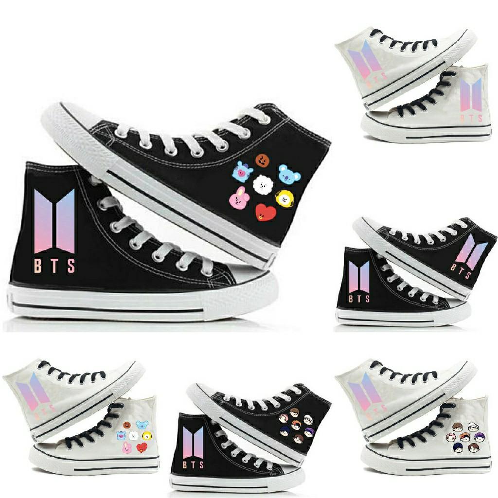 bts canvas shoes