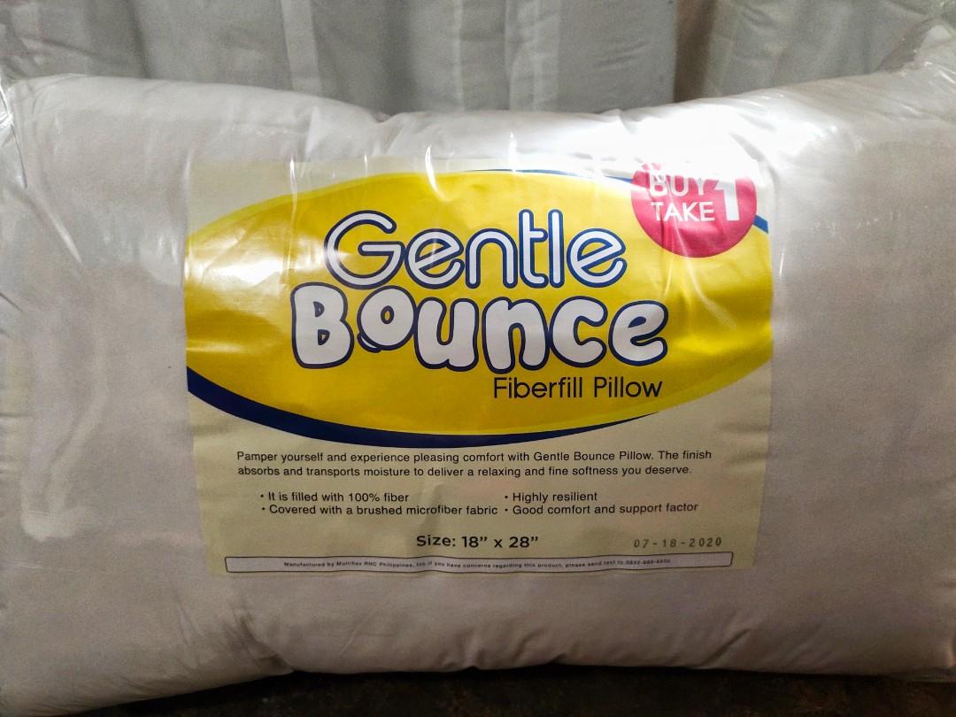Uratex gentle bounce fiberfill store pillow