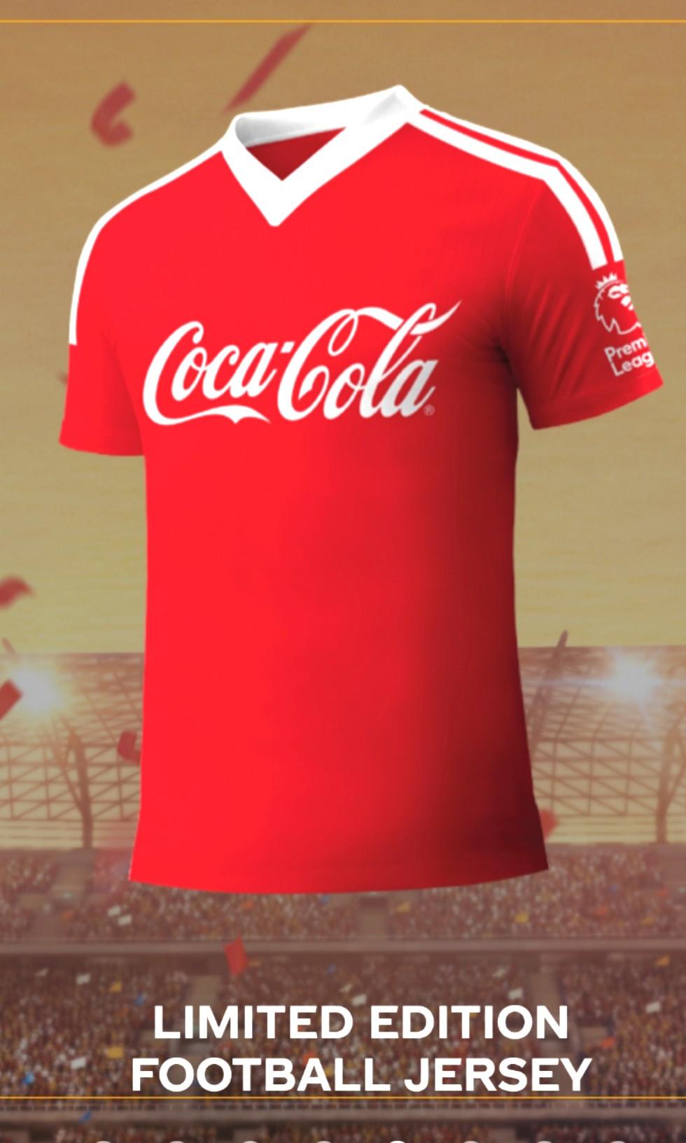 Coca cola premier sale league jersey