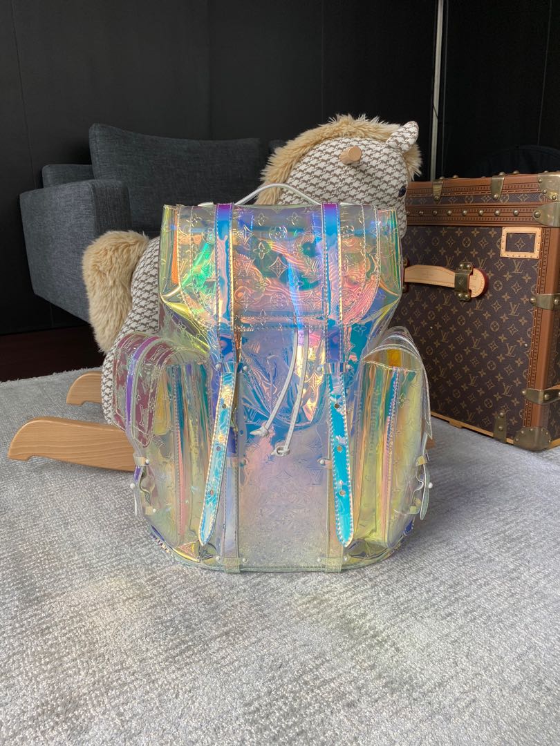 Louis Vuitton Prism Christopher Backpack, Luxury, Bags & Wallets, Backpacks on Carousell