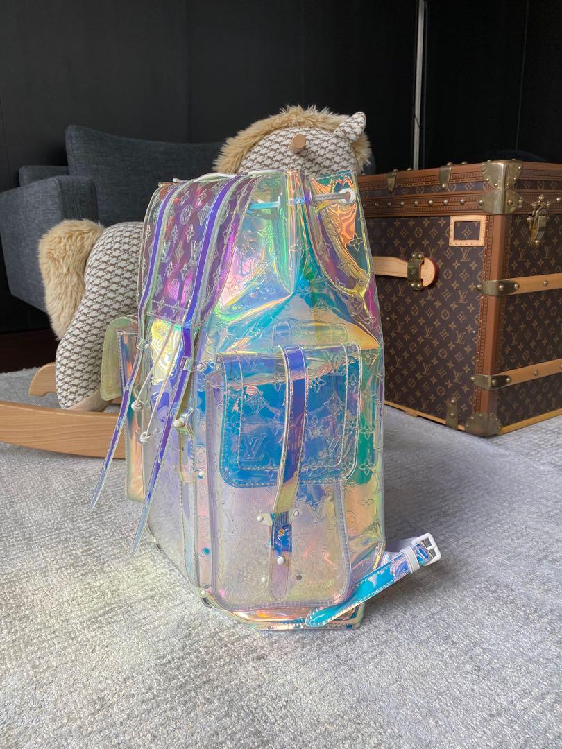 Keepall prism travel bag Louis Vuitton Multicolour in Plastic  25699557