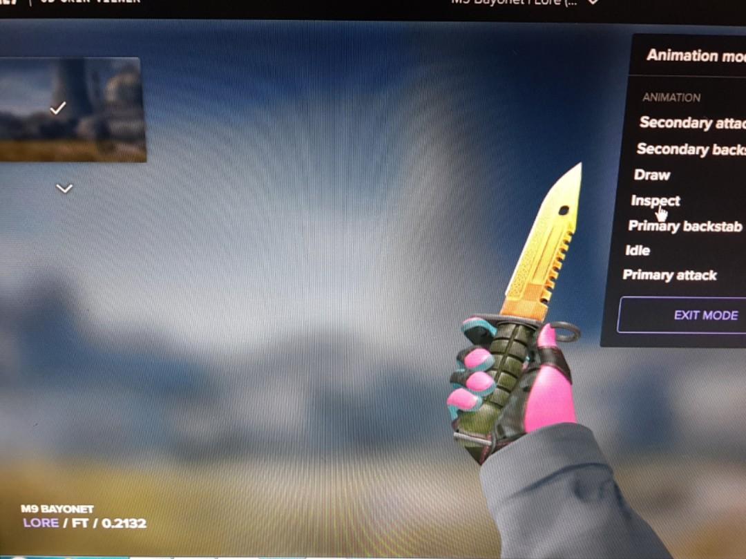 M9 BAYONET LORE ( FV), Video Gaming, Gaming Accessories, Game Gift  Cards & Accounts on Carousell