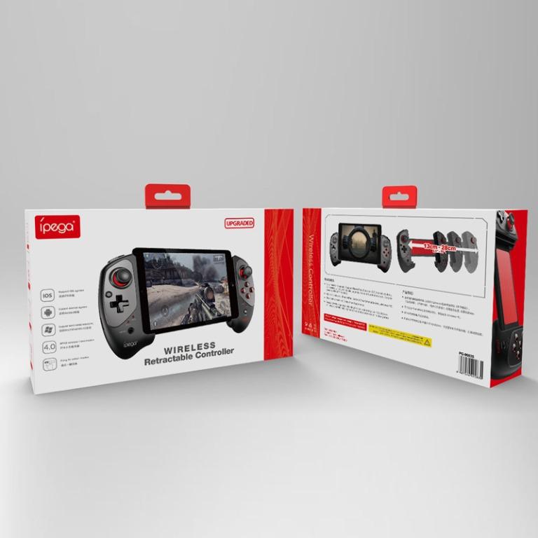 M全新ipega Pg 90s 藍牙無線遊戲手掣手機遊戲手制pubg神器王者榮耀android Bluetooth Wireless Controller 比wee Wee2 更好 遊戲機 遊戲機裝飾配件 手掣
