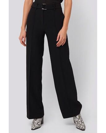 mango white wide leg trousers