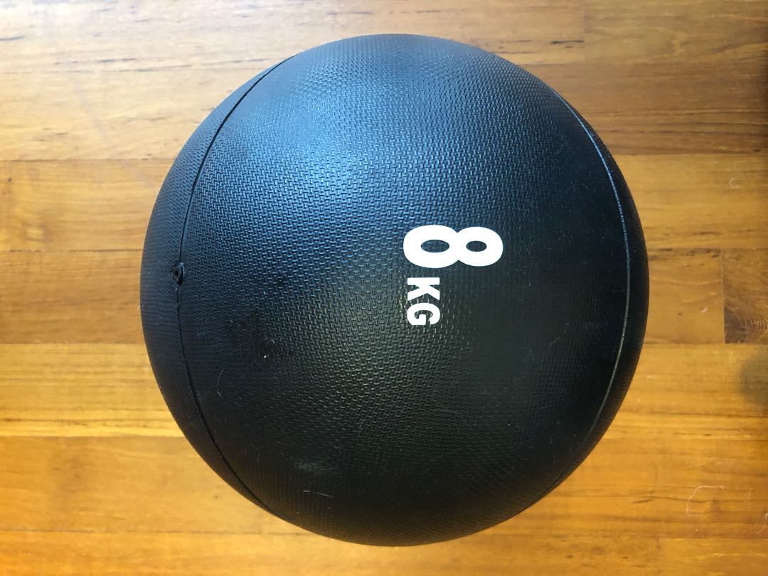 Medical Bal Machine Medicine ball 8kg, Sports Equipment, Exercise & Fitness, Cardio ...