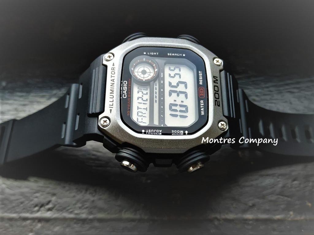 Montres Company香港註冊公司 26年老店 Casio 十年電池壽命防水0米銀黑色dw 291 Dw 291h Dw 291h 1 Dw 291h 1a 三隻色有現貨dw291 Dw291h Dw291h1