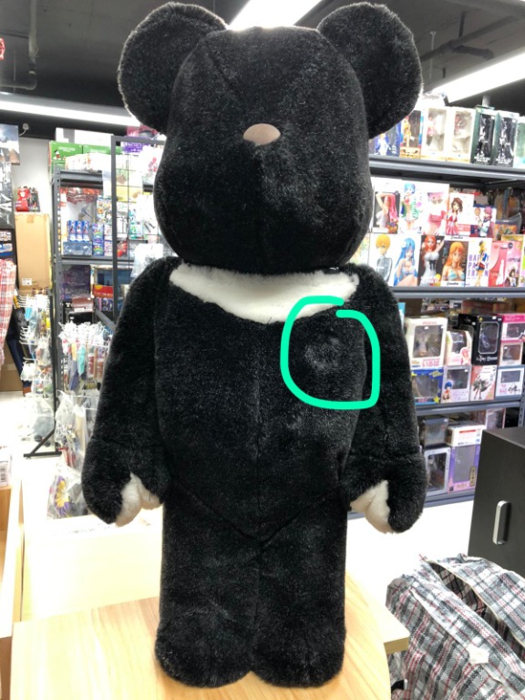 N)無盒殘企唔穩心口缺牌有使用痕跡Medicom Toy Bearbrick Be@rbrick