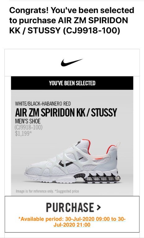 Nike Stussy Air Kukini Spiridon Cage 2 White, 男裝, 鞋, 波鞋