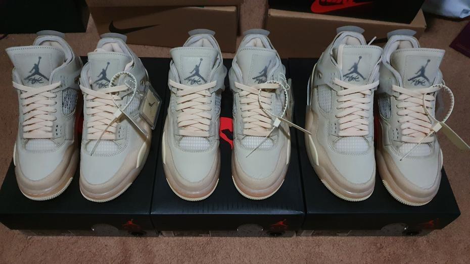 mens jordan 4 off white