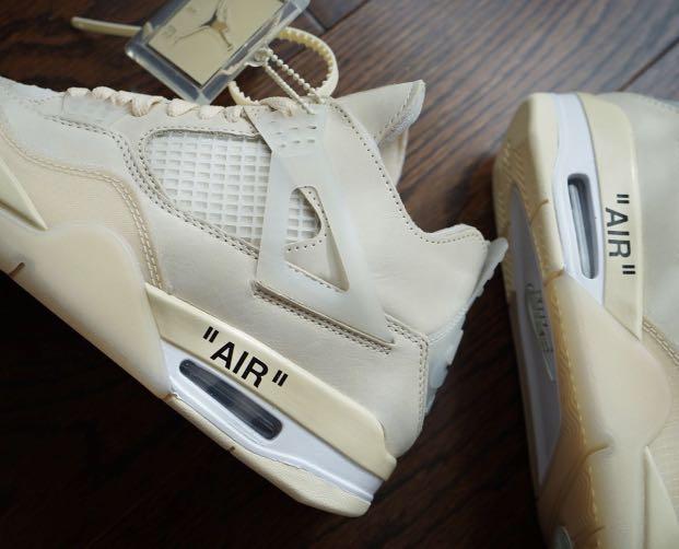 Nike x Off White Air Jordan 4 Sail