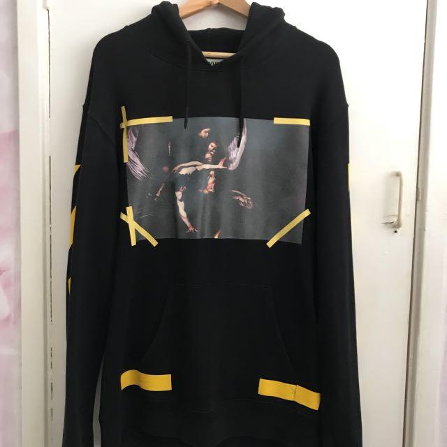 Off White Caravaggio Hoodie, Luxury 