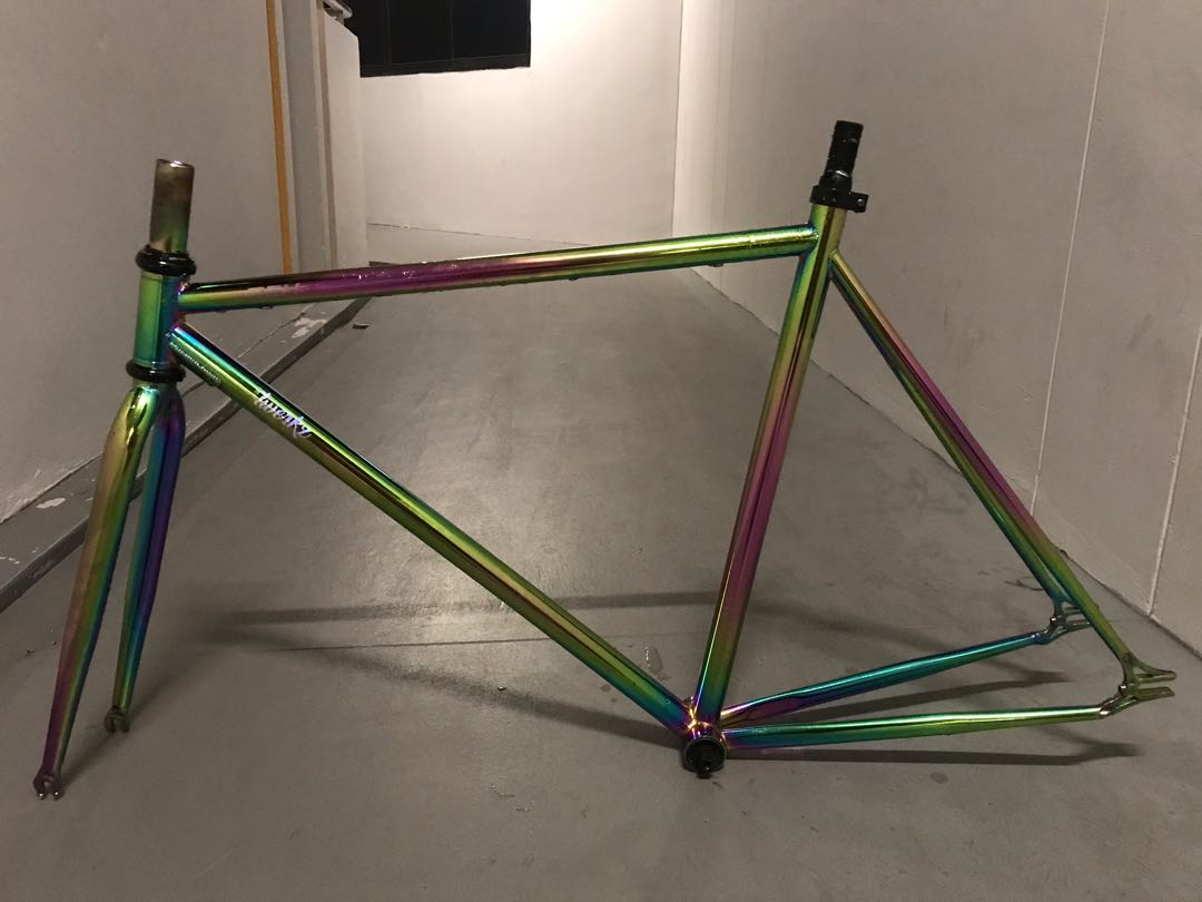 Oil slick bike frame deals