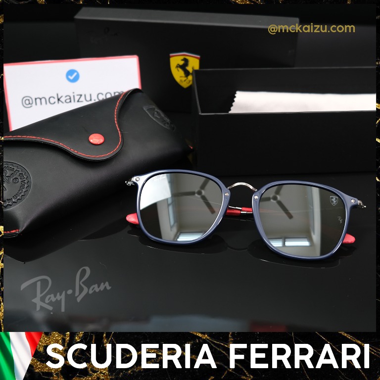 Original RayBan RB2448NM SCUDERIA FERRARI COLLECTION Made in Italy Receipt