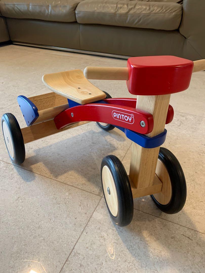 Pintoy pick up wooden sales trike