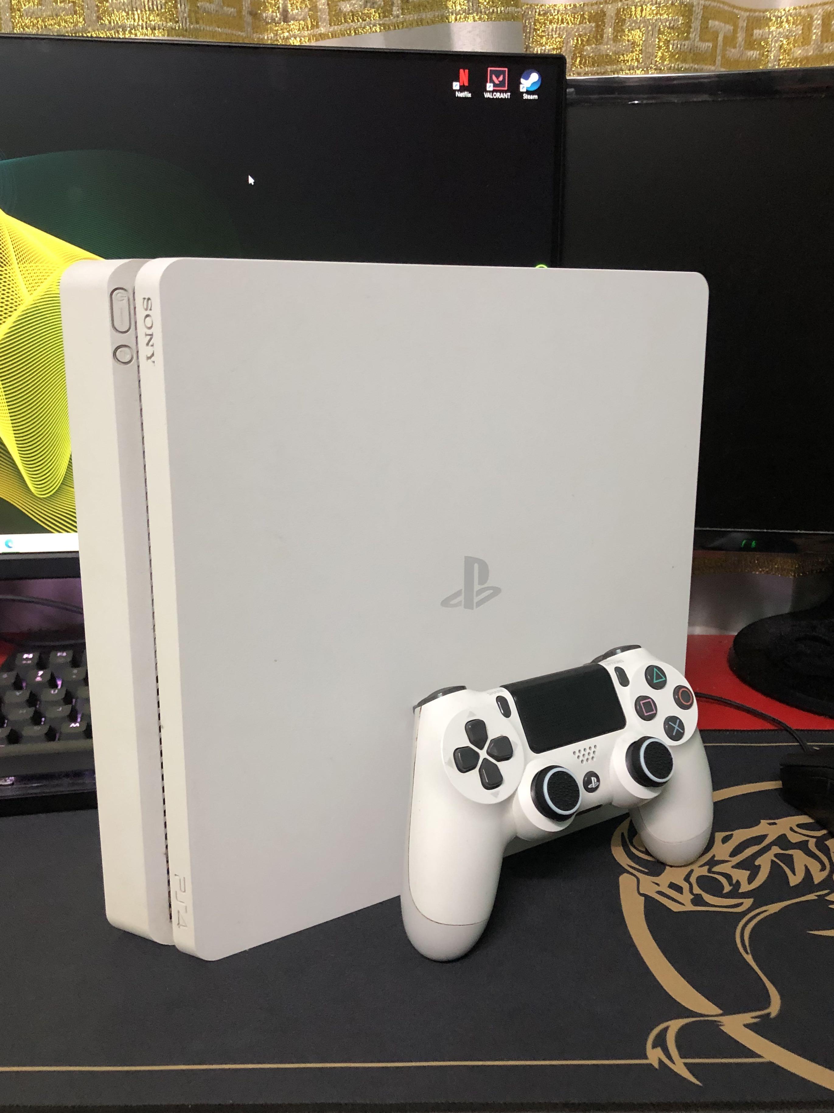 sony playstation 4 slim 500gb glacier white