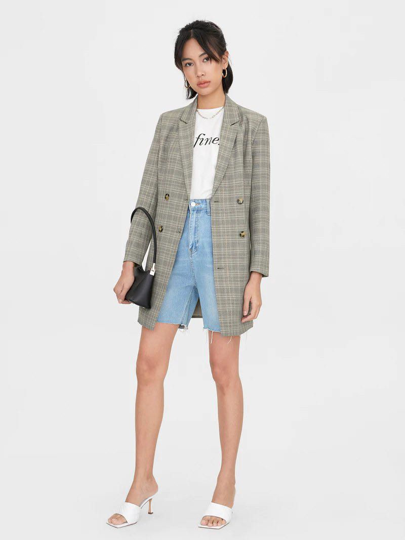 next beige blazer