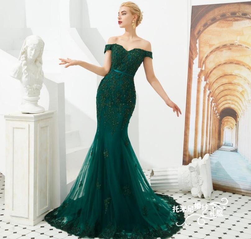 Green bodycon prom dress 2025