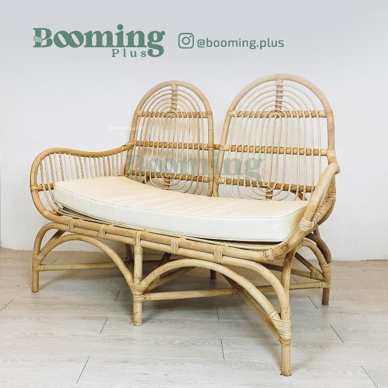 Sofa rotan sale moden
