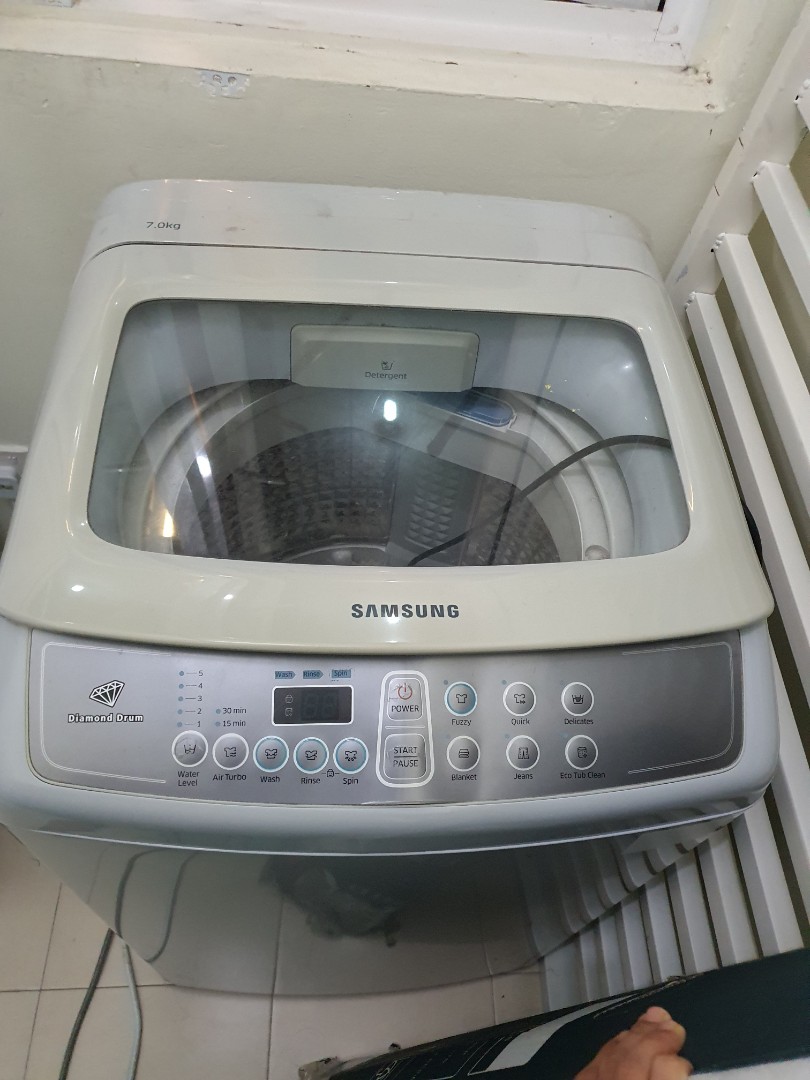 Samsung diamond drum washing machine, TV & Home Appliances, Washing