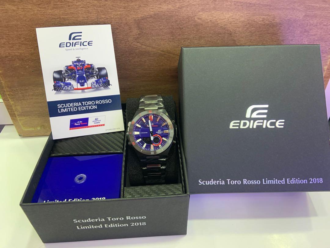 SCUDERIA TORO ROSSO LIMITED EDITION Casio EDIFICE ERA 110TR 2ADR Mobile Phones Gadgets Wearables Smart Watches on Carousell