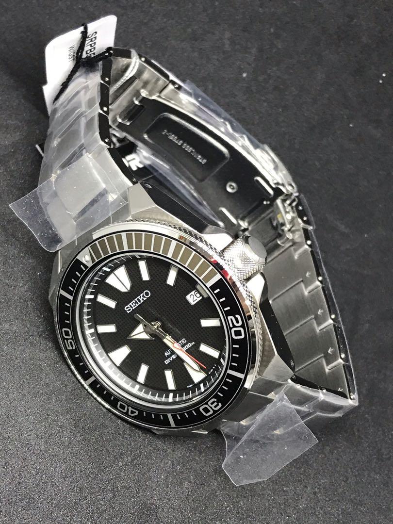 Seiko Prospex Samurai Stainless Steel Automatic Dive Watch Srpb51k1 Men S Fashion Watches On Carousell