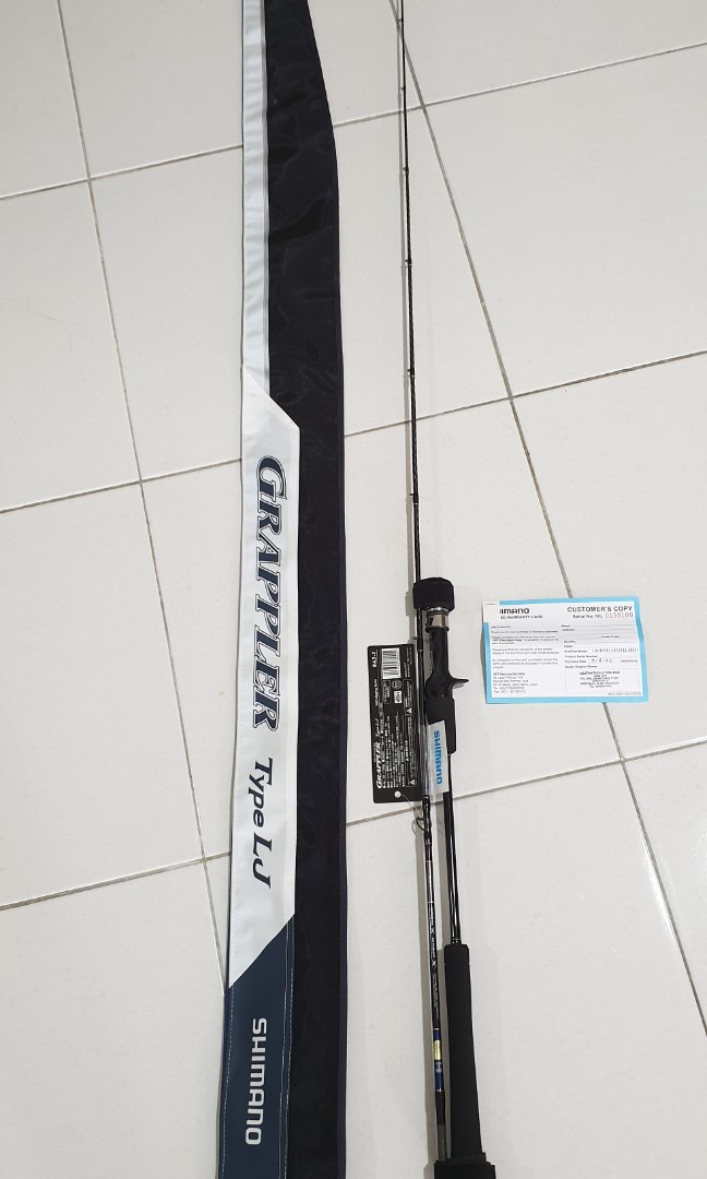 Shimano Grappler LJ BC Rod B631 (Unused), Sports Equipment