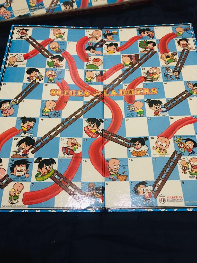 Slides and Ladders Board Game, Hobbies & Toys, Toys & Games on Carousell