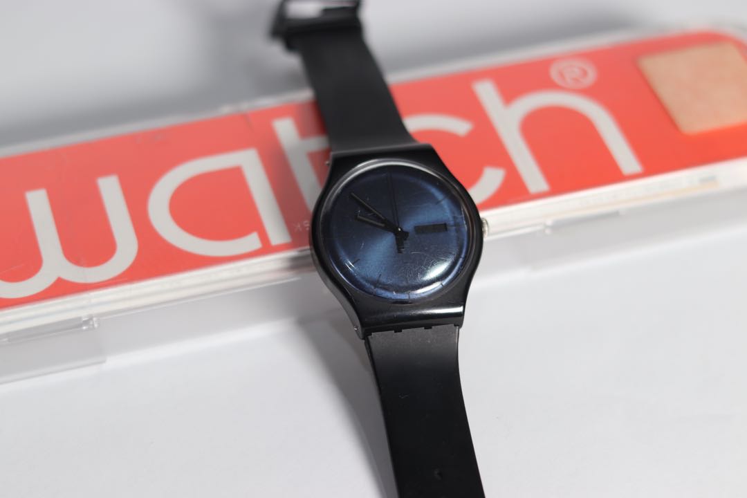 Swatch all black clearance