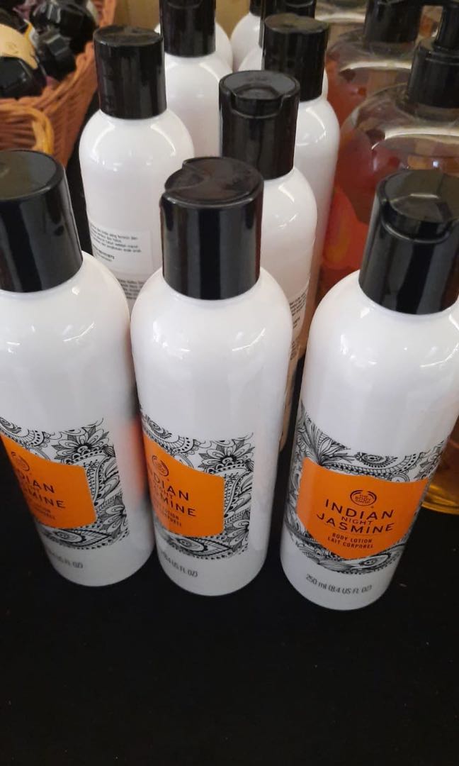 The body shop indian night jasmine body lotion 250ml, Kesehatan
