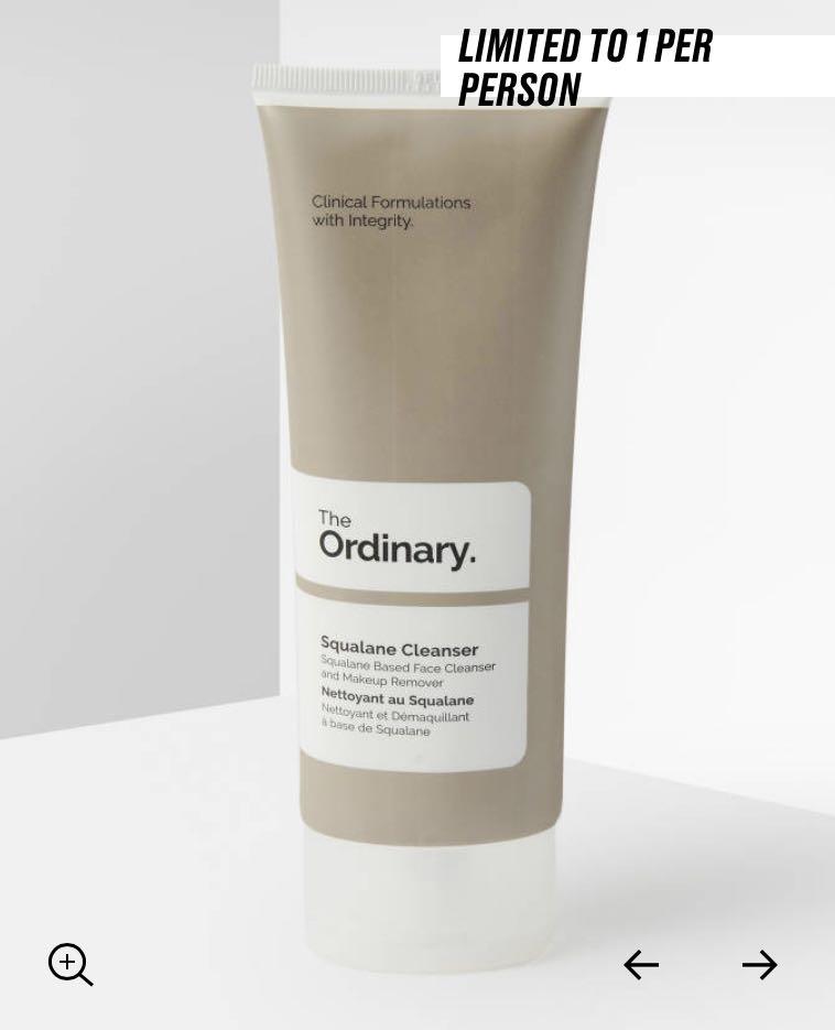 the ordinary large squalane cleanser